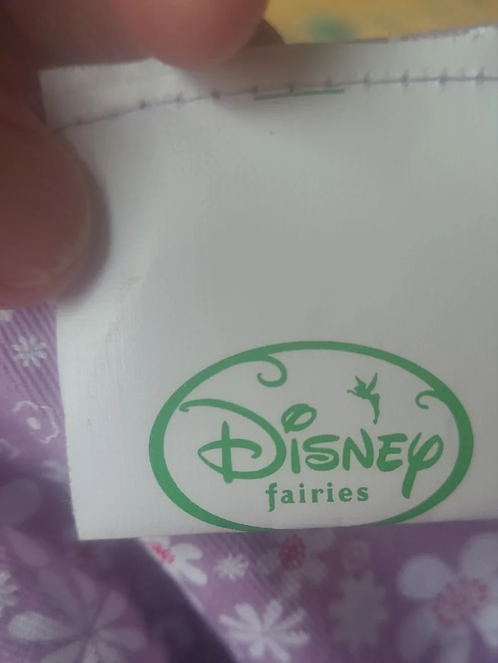 Disney White and Lavender Tinker Bell Kids Cap